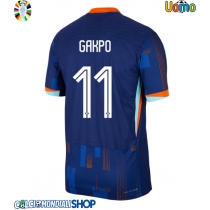 Maglie da calcio Olanda Cody Gakpo #11 Seconda Maglia Europei 2024 Manica Corta